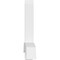 Ekena Millwork Bellingham Architectural Grade PVC Gable Bracket, 84"W x 38 1/2"H x 6"D x 6"F, 11/12 Pitch GBP084X39X0606BEL00 - alternate 2